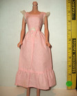 ORIGINAL 1974 VINTAGE BARBIE SWEET 16 DOLL DRESS ONLY #7796 VERY GOOD LOT A23