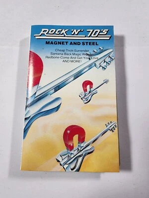 ROCK N 70's Cassette Tape Magnet And Steel Compilation CBS Records 1986 VG+ CS10 - Image 1 of 2
