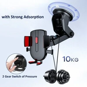 Car Phone Holder Universal Mount Mobile iPhone Windscreen Dashboard or Air Vent - Picture 1 of 9