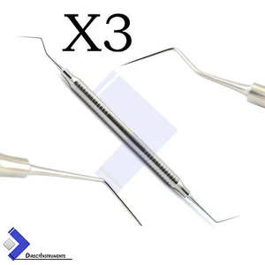 X3 Dental Endodontic Explorer Dg16 Root Canal Scraper Diagnostic Hygiene Probe - Picture 1 of 1