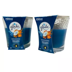 Glade Volcanic Coconut Cove Candle 2 Pack Limited Edition 3,4 oz Discontinued - Bild 1 von 2