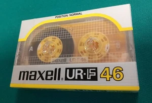 MAXELL UR-F 46 KASETA MAGNETOFONOWA MADE IN JAPAN TYPE NORMAL - Zdjęcie 1 z 4