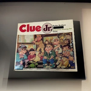 Vintage Clue Jr 1989 Case of the Missing Pet Parker Brothers Board Game - Picture 1 of 24