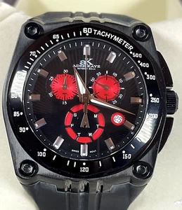 Adee Kaye mens watch Tachymeter New in Box w/ new battery - Picture 1 of 7