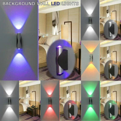 LED Double-headed Wall Lamp Sconce Bar Porch KTV Ceiling Room Light Home Decors