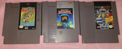 Lot of 3 Great NES Games Hylide, Captain Skyhawk, and Pin Bot!  - Image 1 of 3