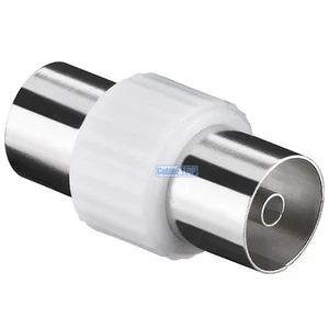 TV Aerial Lead COUPLER Female to Female Socket COAX Connector COAXIAL Adapter - Picture 1 of 1