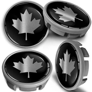 Nabendeckel Felgendeckel Nabenkappen Felgenkappen Nabenabdeckung 4x 65mm Schwarz - Bild 1 von 6