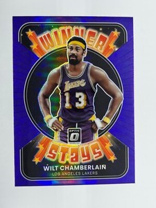 2021-22 Donruss Optic Wilt Chamberlain Winner Stays Purple Prizm #12