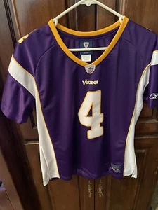¡Camiseta deportiva para mujer Reebok On Field de los Minnesota Vikings Brett Favre de la NFL talla XL! - Imagen 1 de 3