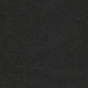 Alison Glass 8450-K2 Stitched Black Sun Print 2022 Fabric, 1/2 Yard - Picture 1 of 1