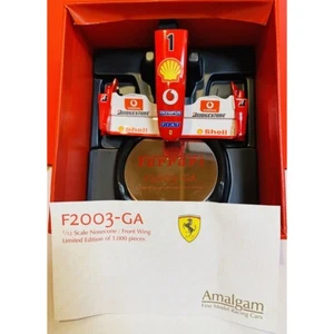 Amalgam Ferrari F2003-GA 1/12 Scale Nosecone Front Wing Limited Edition 1000 pcs - Picture 1 of 3