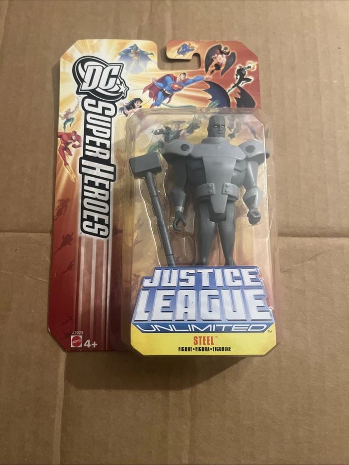 Mattel DC Super Heroes Justice League Unlimited Steel 2007 Action Figure
