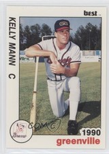 1990 Best Greenville Braves Kelly Mann #9 Rookie RC