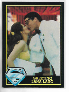 1983 Topps Superman III: Greeting Lana Lang Card #29
