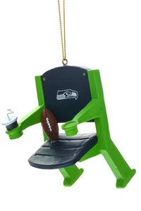 Seattle Seahawks Christmas Tree Ornament Stadium Chair - Picture 1 of 1