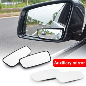 2X Blind Spot Mirror Auto 360° Wide Angle Stick On Rear Side View Car Truck SUV - Picture 1 of 17