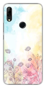 Coque en silicone imprimée compatible Huawei P Smart Z Watercolor flowers - Imagen 1 de 3