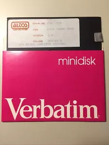 Vintage ALTOS Computer Systems File Trans Program 5.25” Floppy Disk VHTF - Photo 1/5