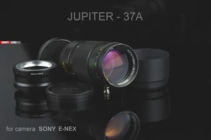 Lens JUPITER - 37A Telephoto 3,5/135 Copy Sonnar Mount M42 - SONY E-NEX - Picture 1 of 10