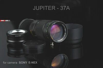 Lens JUPITER - 37A Telephoto 3,5/135  Copy Sonnar Mount M42 - SONY E-NEX - Image 1 of 4