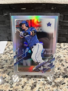2021 Topps Chrome NPB Baseball #105 Toshiro Miyazaki Silver Refractor Rainbow
