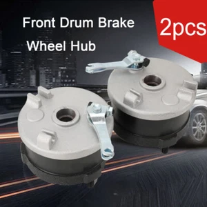 2pcs Front BRAKE DRUM HUB for 50cc 70cc 90cc 110cc 125cc Engine ATV Tire Wheels - Bild 1 von 12