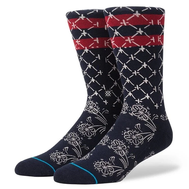 Stance - Calcetines giratorios, azul marino, talla M Foto 1 de 1