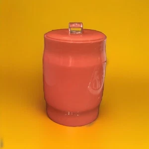 George Briard Vintage Orange Vinyl Ice Bucket  No Handle - Picture 1 of 5