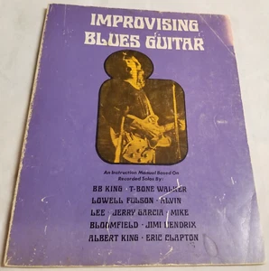 Improvising Blues Guitar / Instruction,Tab,More - Vintage 1970 Green Note Publ. - Picture 1 of 7