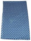 15 Yard indischer Handblock Baumwolle blau geometrischer Druck handgefertigter Stoff