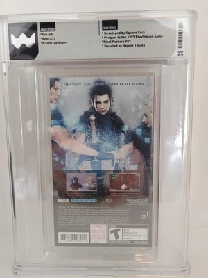 GRADUADO 10 A++ PSP Crisis Core Final Fantasy VII 7 - WATA - Nuevo - Perfecto 10 CGC Foto 1 de 4