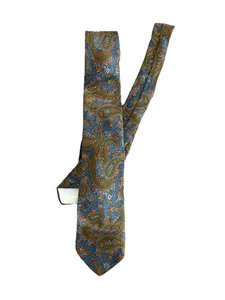 Rosenblatt’s Portland OR Skinny Silk Tie – Made in Italy – Psych Vintage - Picture 1 of 4
