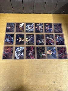 Juego completo de cartas de persecución Marvel Annual Flair Powerblast Foil 1994 (18) - Imagen 1 de 6