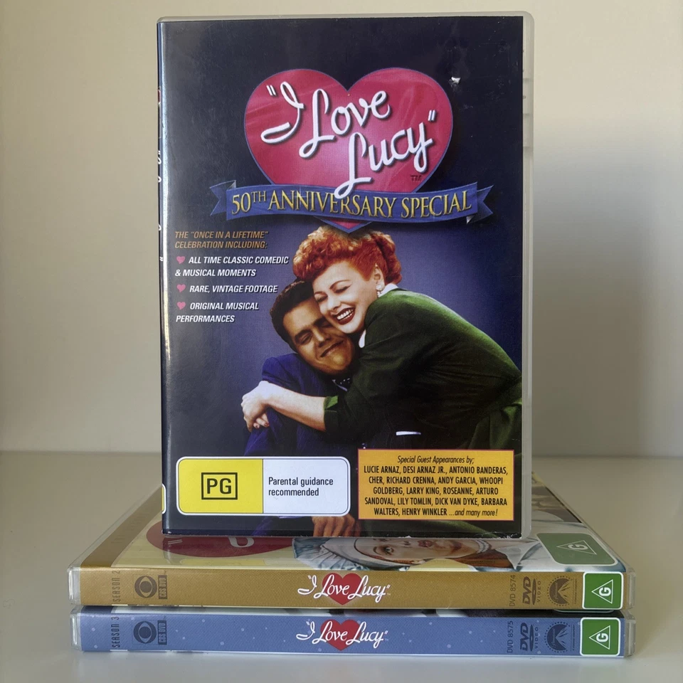 I Love Lucy DVD Serie de TV Temporadas 2 y 3 y 50 Aniversario Especial PAL Región 4 Foto 1 de 4