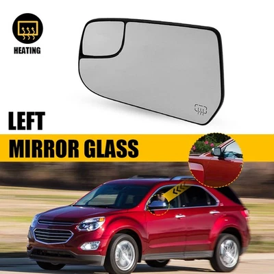 Espejo retrovisor térmico delantero izquierdo vidrio para Chevy Equinox GMC Terrain GM1324126 2010-2017 Foto 1 de 4