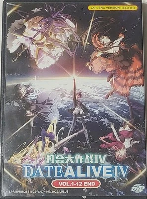 Date A Live IV Vol.1-12 END English Dubbed DVD Anime  - Image 1 of 3