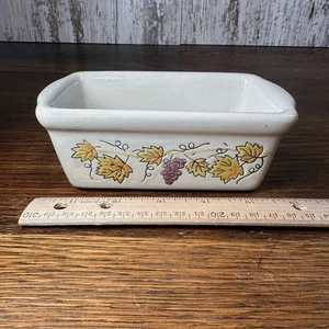 Garden Ridge Fall Theme, Ceramic Mini Bread Loaf Pan Great for Pumpkin Bread - Picture 1 of 8