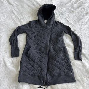 UGG Damen M Full Zipper Steppjacke Langarm Kapuze grau - Bild 1 von 17