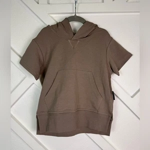 NWT Little Bipsy Short Sleeve Hoodie In Mushroom Size 3T-4T - Picture 1 of 7