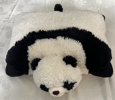 Brinquedo de pelúcia Pillow Pets Signature confortável panda bicho de pelúcia 18 excelente limpeza - Imagem 1 de 4