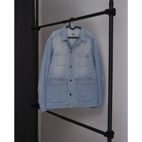 Giacca denim acne studios fw11 meccanico perla blu chiaro