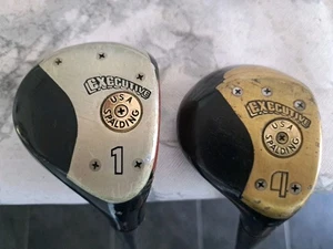 CLASSIC SPALDING EXECUTIVE WOOD SET - DRIVER, & 4 WOOD, RIGHT HANDED - Picture 1 of 9