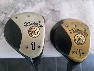 CLASSIC SPALDING EXECUTIVE WOOD SET - DRIVER, & 4 WOOD, RIGHT HANDED - Image 1 of 4