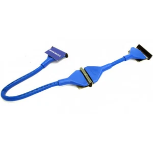 Vaster 36" 2 device rounded IDE cable Blue Ultra ATA 133 2 Device 80 Wire (40-Pi - Picture 1 of 1