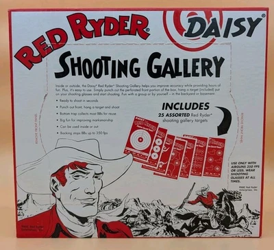 Pistola de aire comprimido Daisy Red Ryder galería de tiro - caja de práctica de objetivos Foto 1 de 4