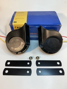 FARBIN Universal Car Horns Loud 12v Horn for Car Truck Train Dual-Tone Horn Kit - Picture 1 of 7