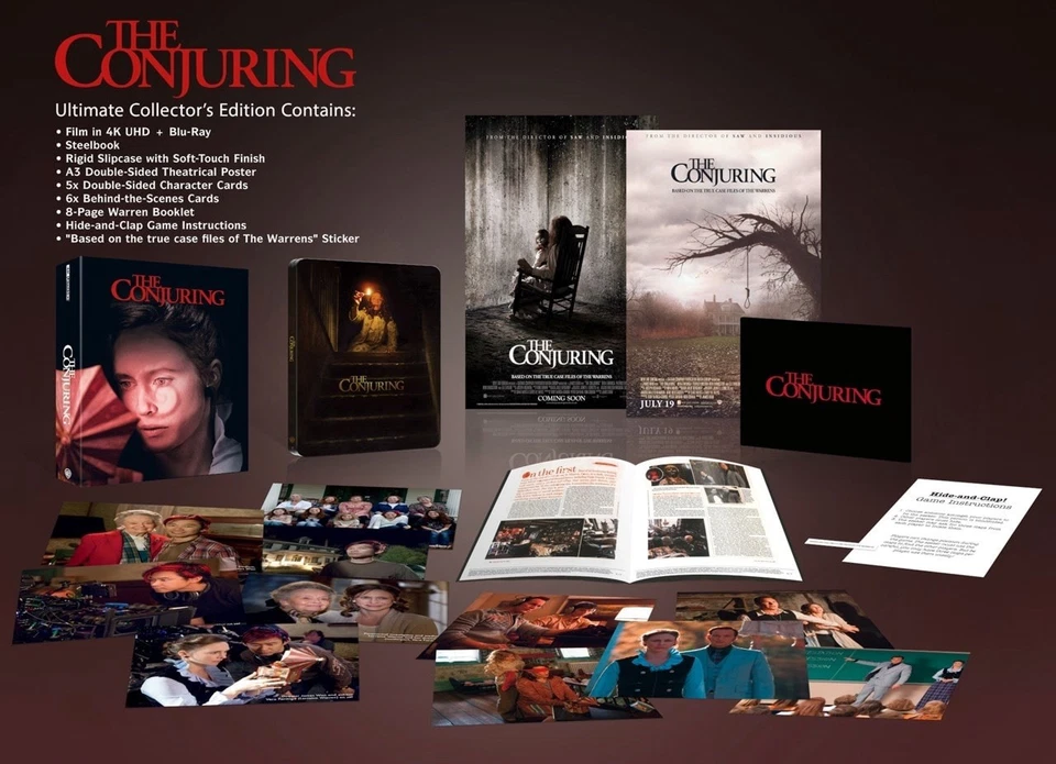 Rare The Conjuring 4K Limited Edition Steelbook Collectors Edition Boxset - Image 1 of 1