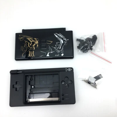 Black Pokemen full Housing Shell Buttons + Screwdriver For Nintendo DS Lite NDSL