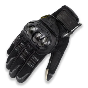 Leather Touch Screen Motorcycle Gloves Sport Motorbike Racing Street MAD-02L - Picture 1 of 9